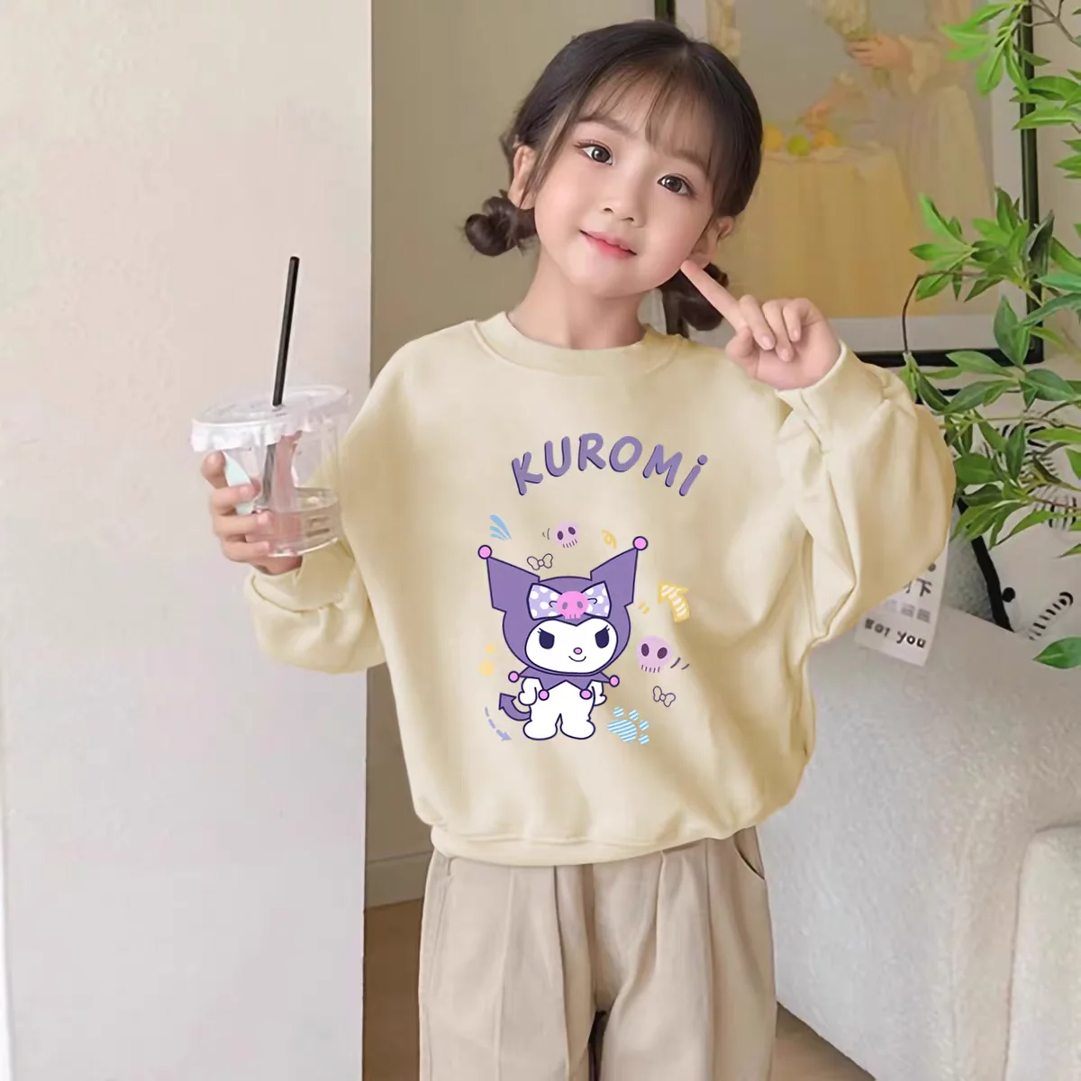 طفل الفتيات 100% ملابس قطنية طفل لطيف كونومي مطبوعة البلوز الأطفال الخريف موضة كم طويل تي شيرت الصبي الملابس