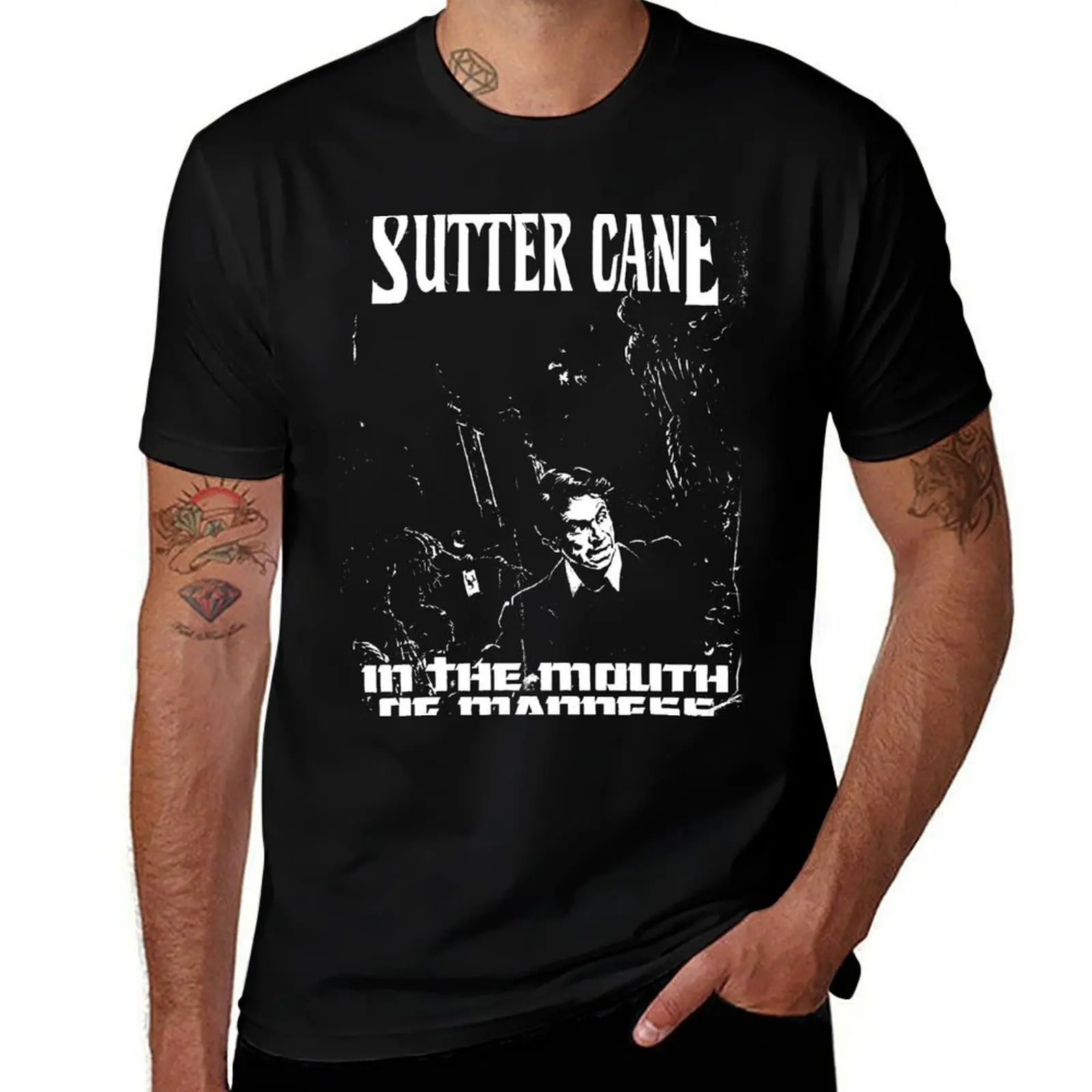 Sutter Cane's In The Mouth Of Madness T-Shirt Basic Comfort Fit for Men T-Shirt