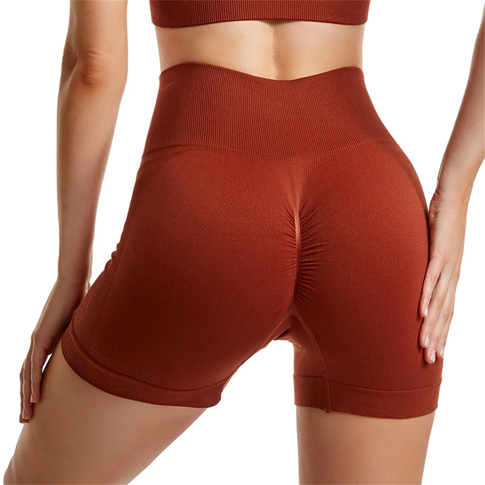 Workout Yoga Shorts Women Spandex Short Yoga Jumpsuit Shorts Yoga Dress Pants for Women Short Inseam Yoga Short Pants for Women