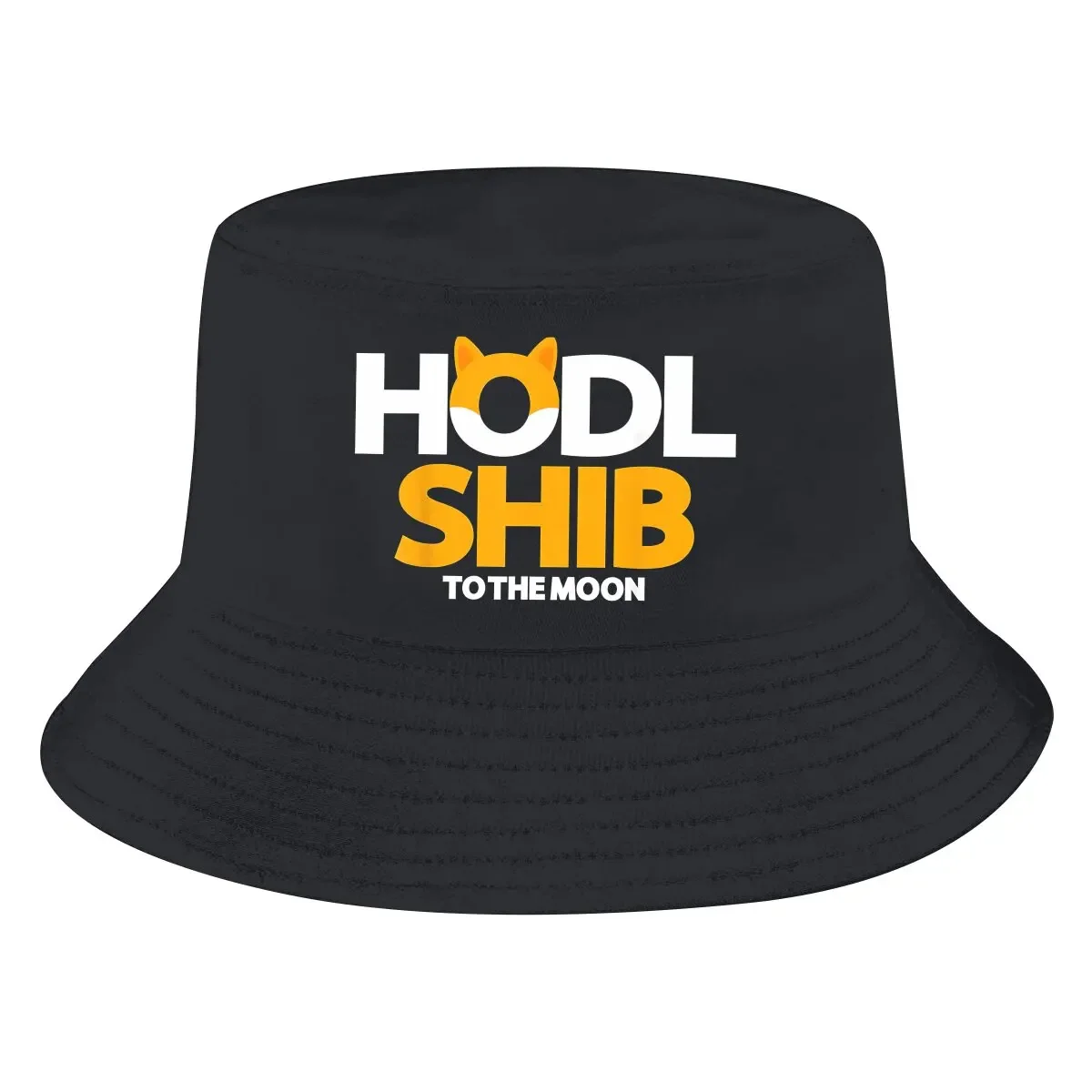 Cryptocurrency Bucket Hat Shiba Inu Coin Hodl Shib Men's Women's Fisherman Cap Hip Hop Beach Sun Fishing Hats