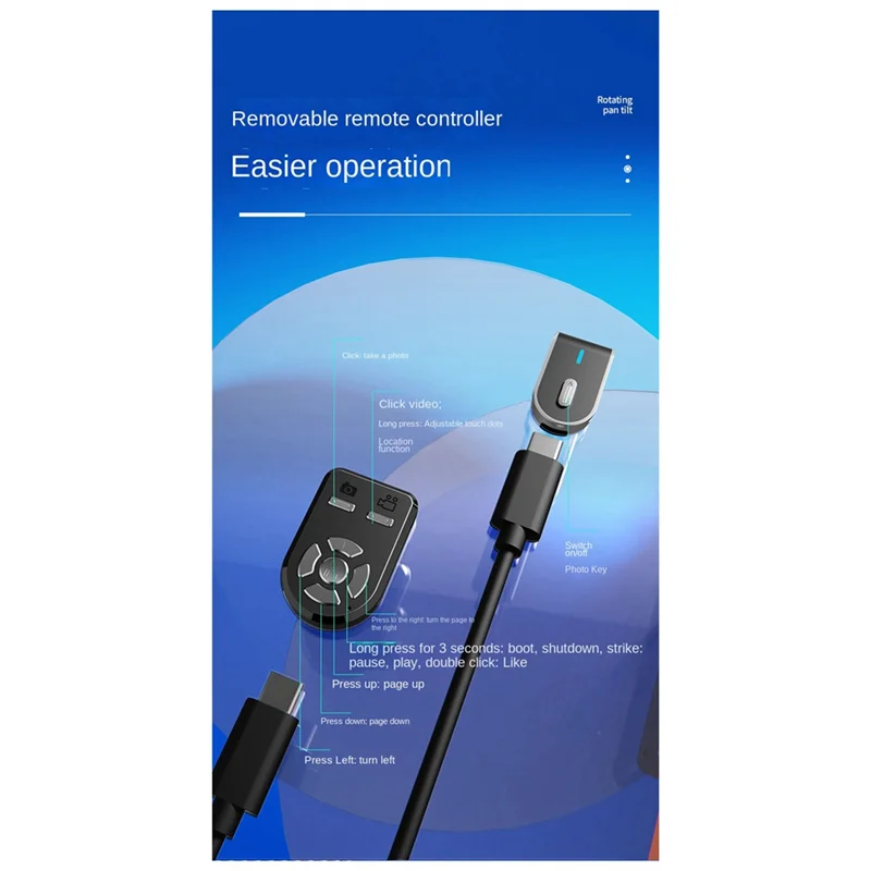 P325 Selfie Stick Teléfono extensible con palo de selfie con control remoto Bluetooth dual desmontable-ABFT