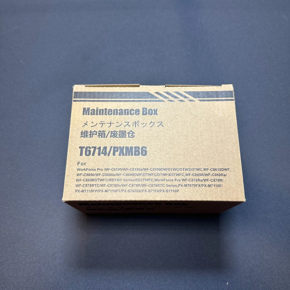 

1X T6714 C13T671400 PXMB6 Waste Ink Tank Sponge Maintenance Box for EPSON WorkForce Pro WF C8190 C8610 C8690 C869 C878 C879