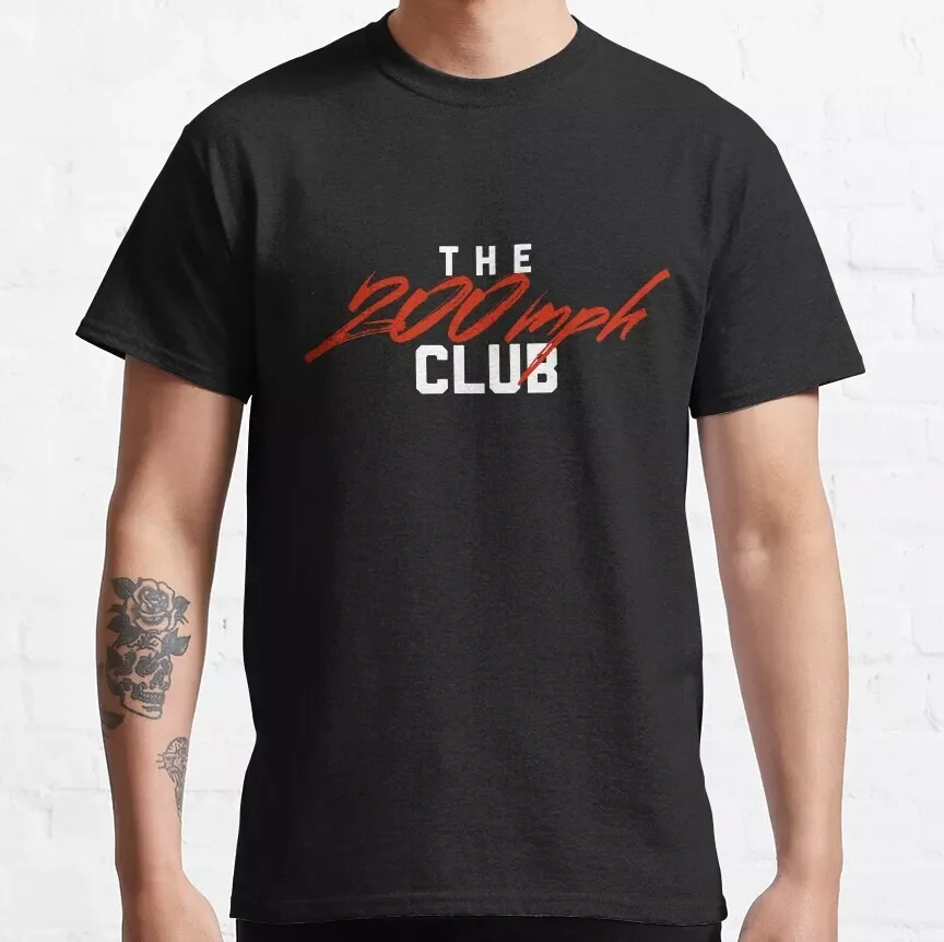 

The 200Mph Club Classic Vintage Retro T-Shirt, Size S-5XL