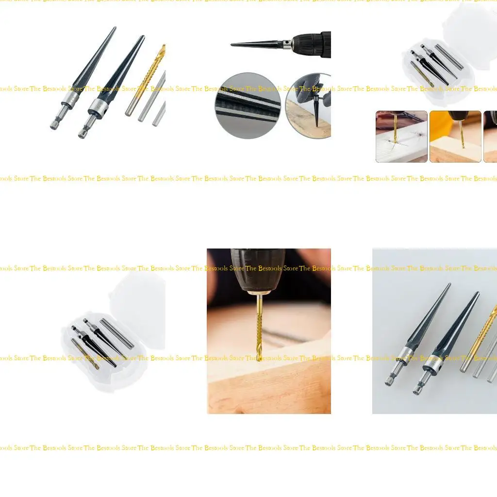 

12PF Guitar Luthier Tool T Handle Tapered Reamer Set for Woodcraft,3-13mm 1 8 and 5-16mm 1 8 Multiple Size