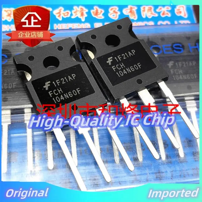 10PCS-30PCS  FCH104N60F  TO-247 600V 37A   Imported Original  Best Quality