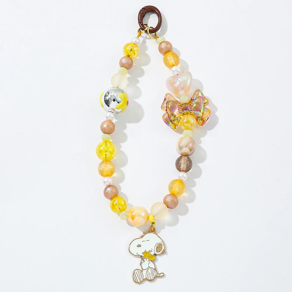 Phone Accessories Beads - Uroczy breloczek do telefonu w kształcie