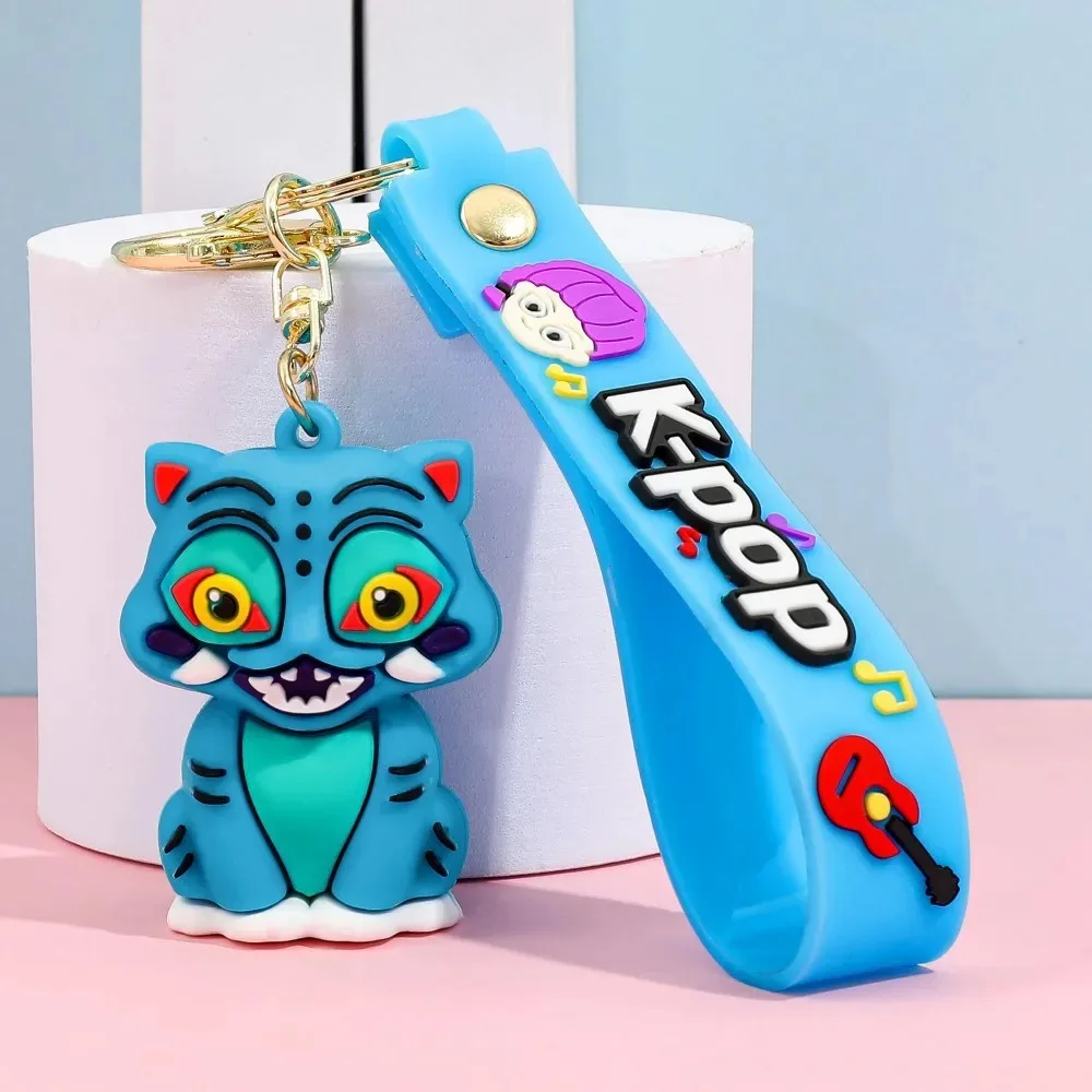 10 センチメートルアニメ Kpop デーモンハンターキーホルダーシリーズタイガーフィギュアデスクおもちゃ女の子バックパックペンダントハロウィンクリスマス子供ギフト