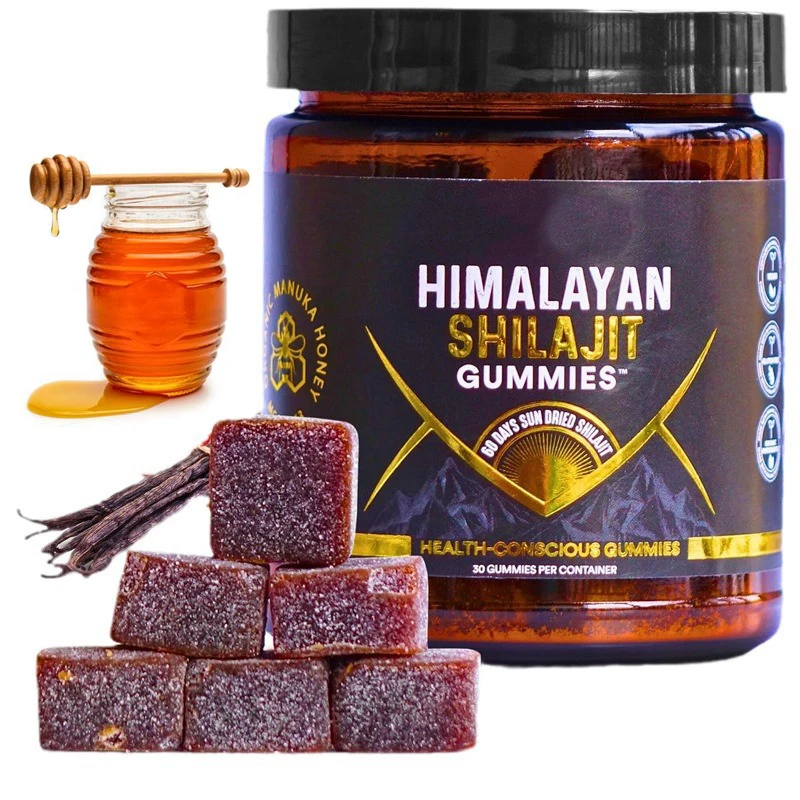 

Pure Himalayan Shilajit Gummies for Men & Women - Energy, Immune & Hormone Support Muscle Growth