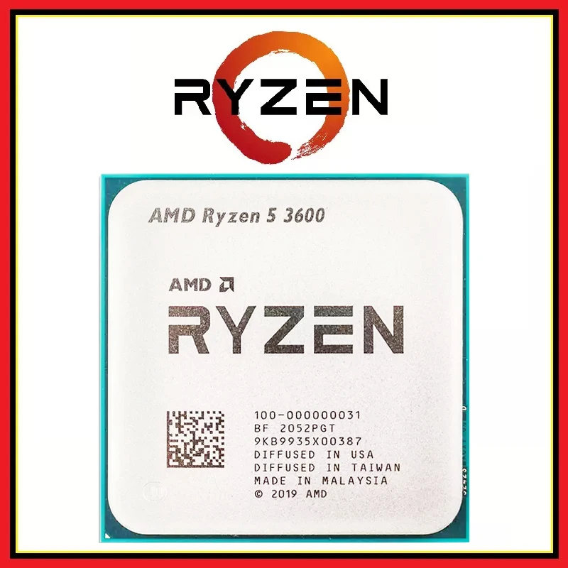 AMD Ryzen 5 R5 3600 3.6GHz 6-Core 12-Thread CPU Processor LGA AM4