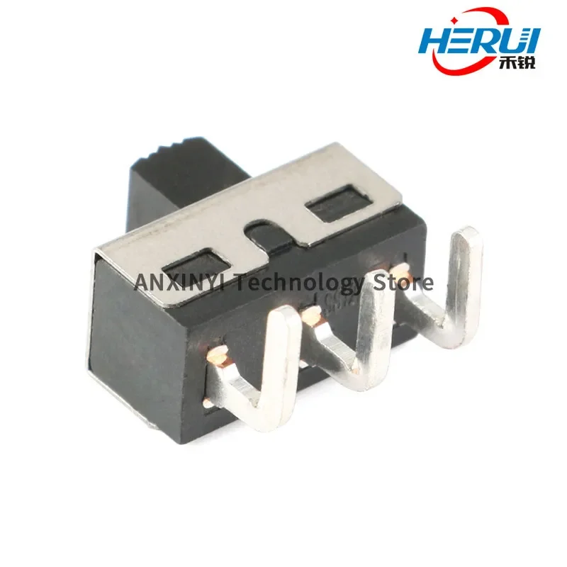 SS12D06 SS12D10 5MM handle height 2 levels 3-pin high-current sliding/toggle switch Vertical/bent foot