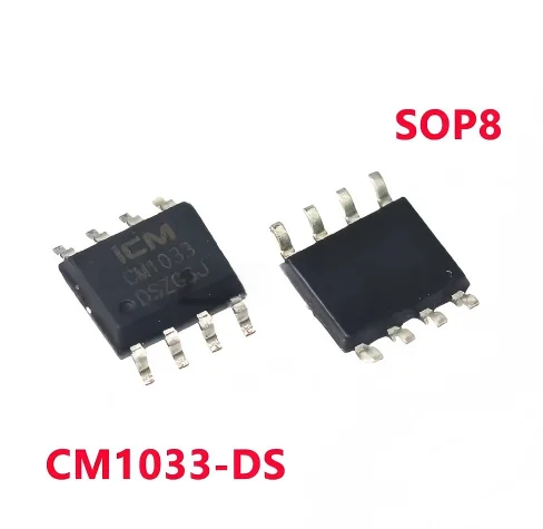 10-100/PCS New CM1033 CM1033-DS SOP8 Rechargeable lithium battery protection chip In Stock