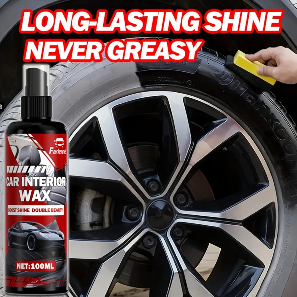Car Interior Polish Spray – a Versatile Polishing Agent Suitable for Dashboards, Leather Seats, Plastic Trims, And Various Surfa
