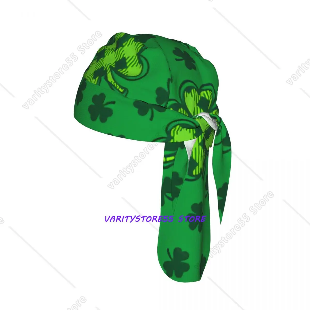 

Quick-drying Cycling Cap Breathable Wicking Bandana St Patricks Day Clover Pattern Outdoor Running Hiking Bicycle Headwear