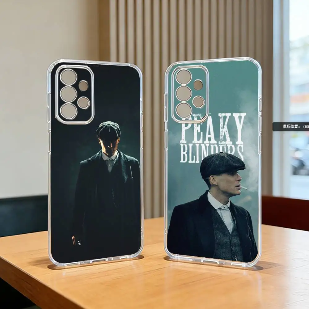Peaky Blinders tommy shelby-y Phone Case For Samsung S25,S24,S21,S22,S23,S30,Ultra,S20,Plus,Fe Transparent Cover