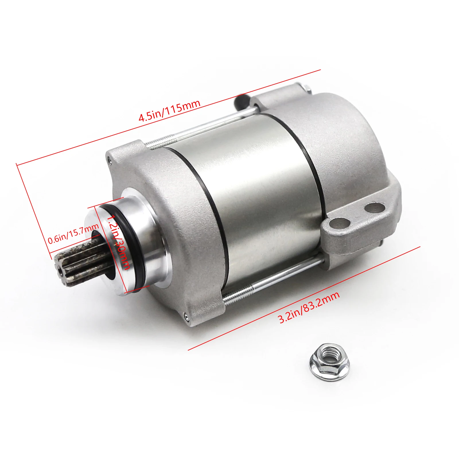 12V Motorcycle Starter Motor For Electric Starter Motor For  250 300 XC EXC 2008 - 2016 Heavy Duty 410 Motor Boot Starter