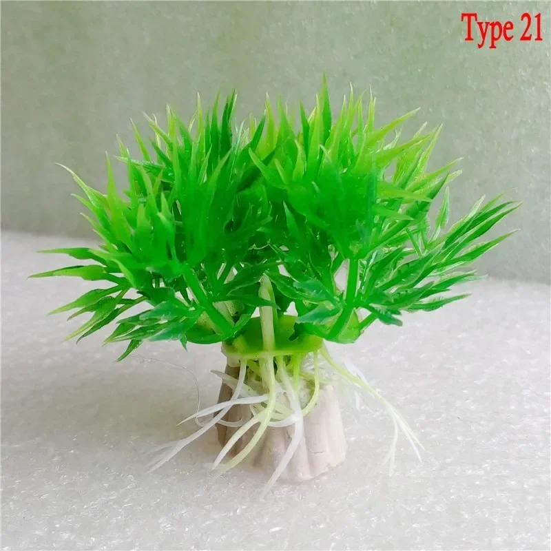 1 pcs Plastic Aquarium Plants Wonder Grass Ornament Decor Landscape for Fish Tank