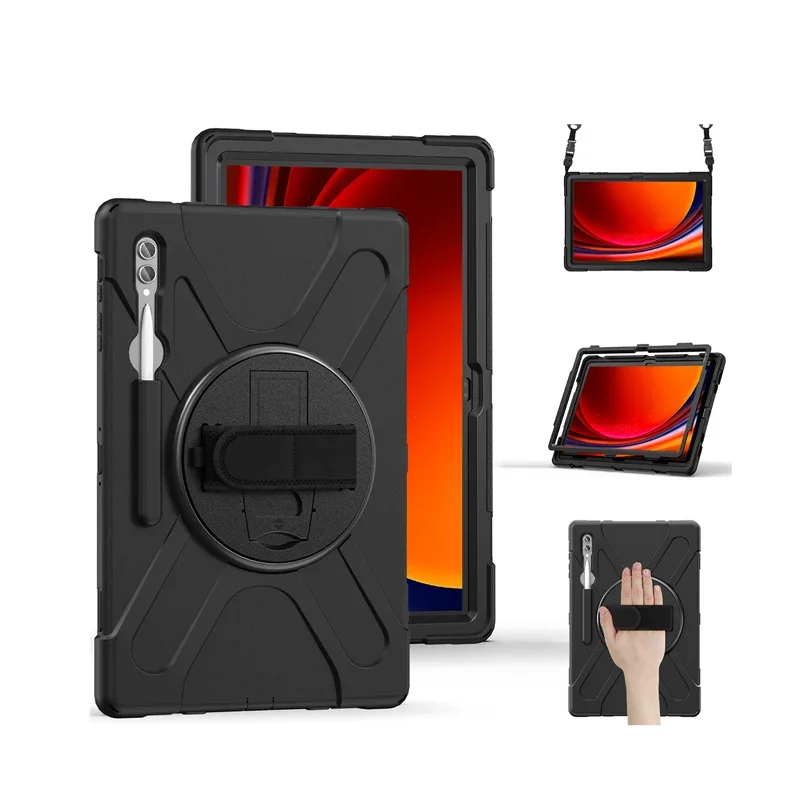 Case For Samsung Galaxy Tab S8 Ultra S9 Ultra S10 Ultra 14.6 Inch Tablet kids Heavy Duty Rugged Shockproof Silicon Case Cover