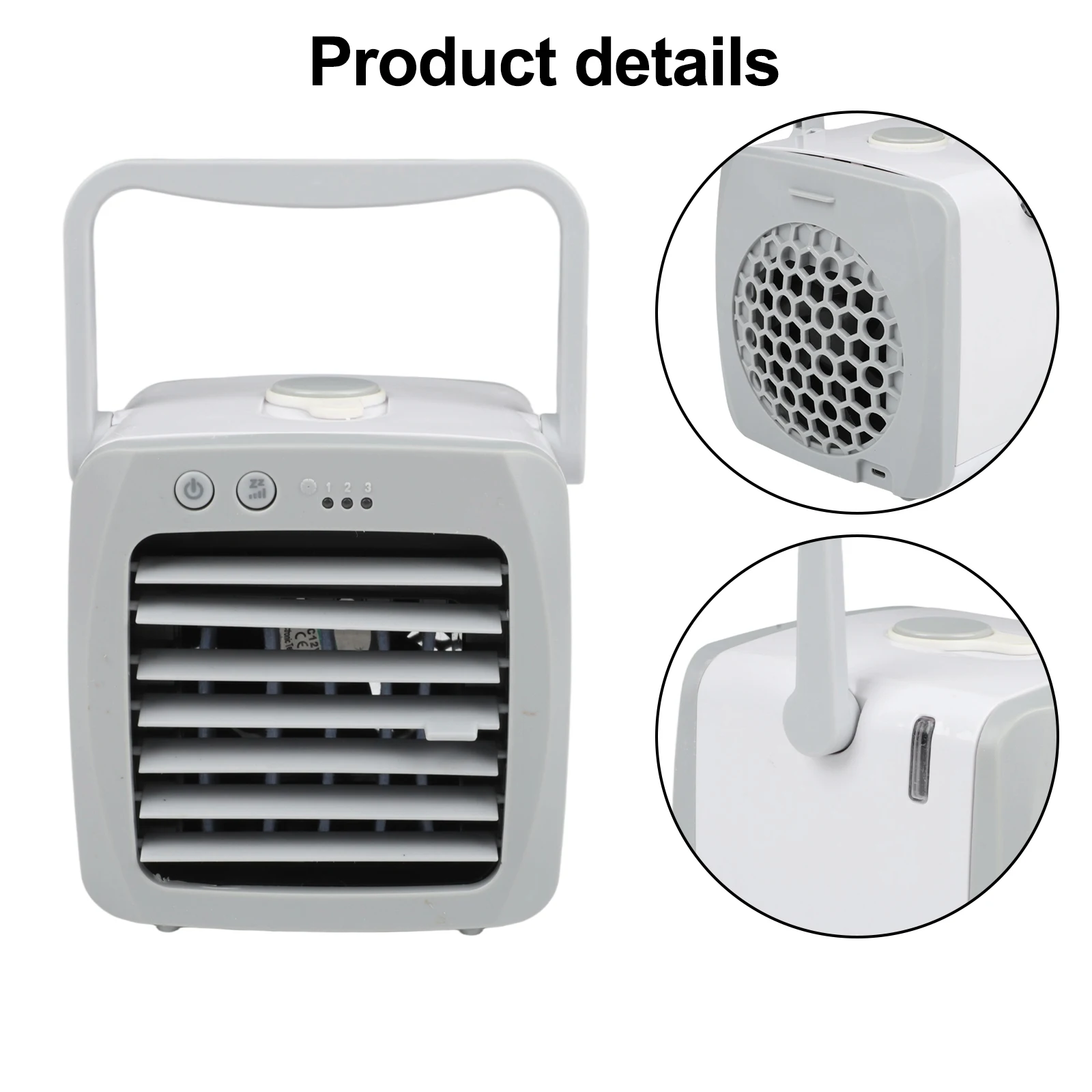 Mini sistema di raffreddamento Dispositivo di raffreddamento compatto Capacità serbatoio acqua domestica 150 ml Tecnologia di raffreddamento efficiente per scrivania