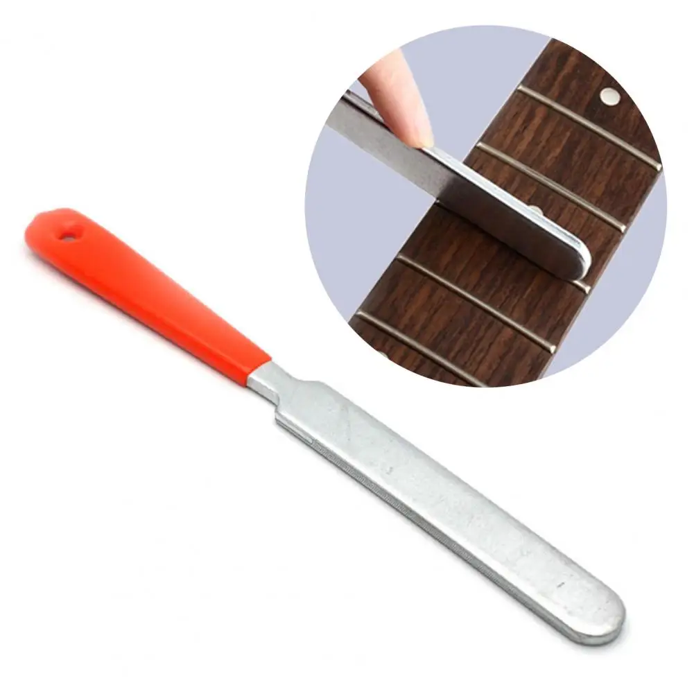 Slotting Files Sturdy Wear-resistance Metal Guitar Fret Crowning File for Repair Guitar Parts Guitar Fret Crowning Luthiers Tool