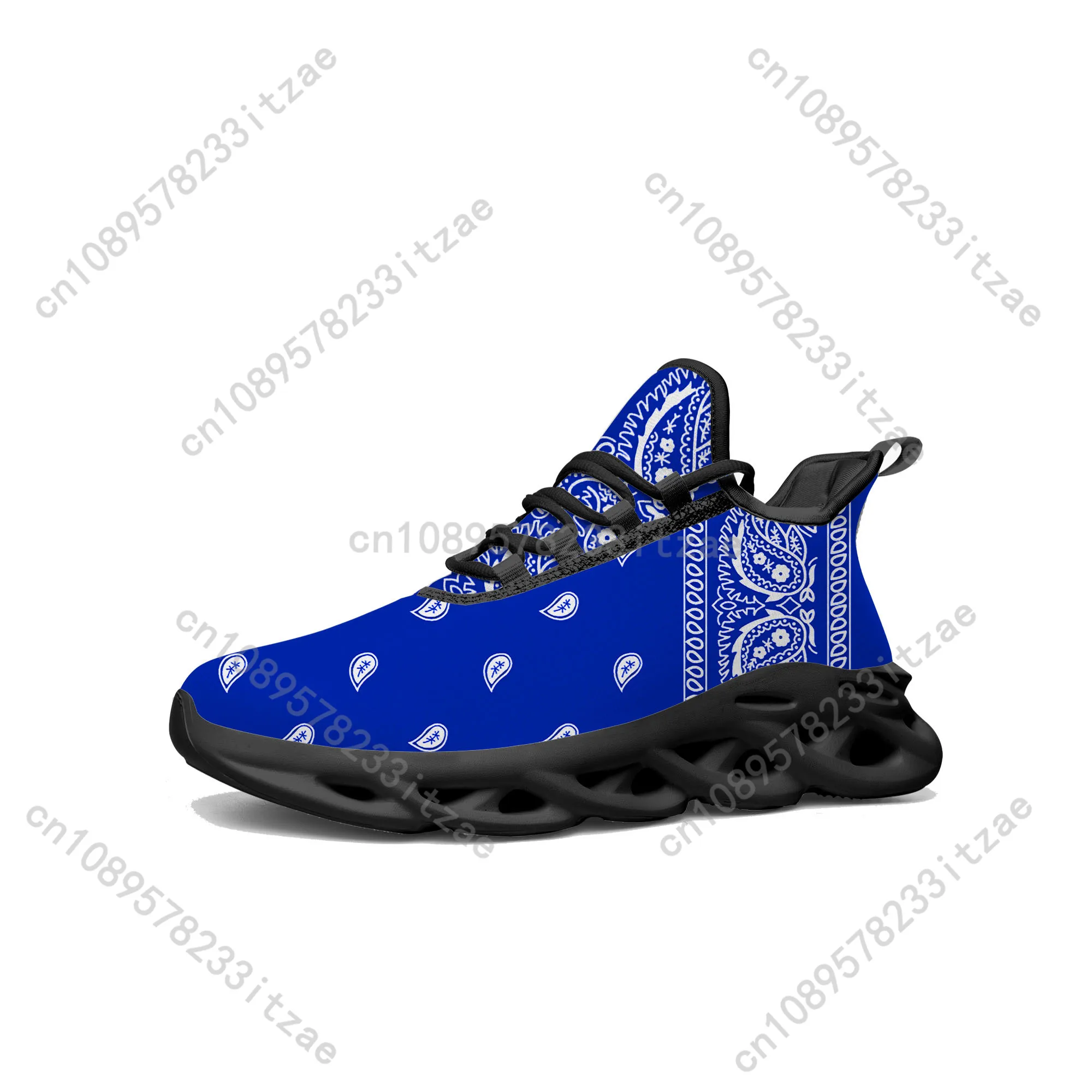 Bandana Paisley Flats Sneakers Mens Womens Sports Running Shoes High Quality Sneaker Lace Up Mesh Footwear custom made Shoe