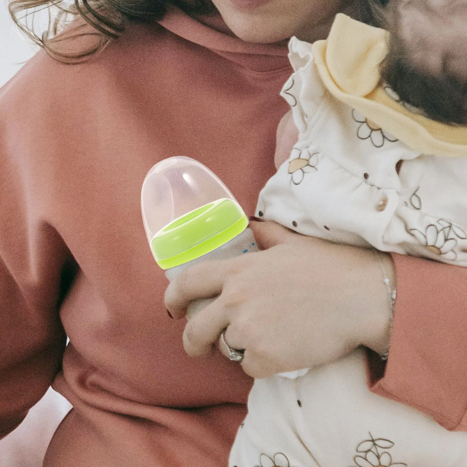 

Baby Bottle Dome Cap Reusable Pp Leak-Proof Replacement Lid For Feeding Bottles Strong Seal Durable Universal Cover