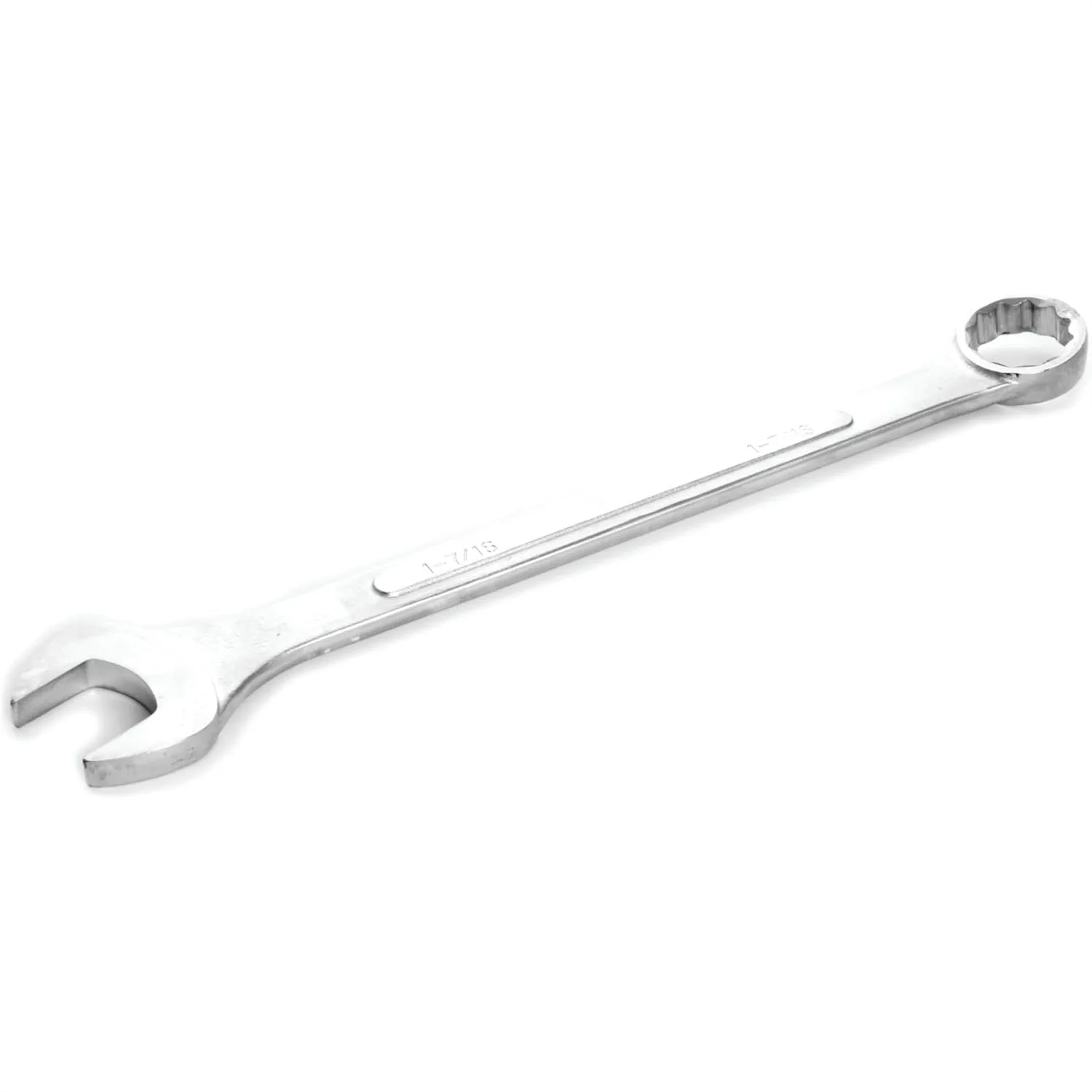 

12-Point Combo Wrench with Satin Chrome Finish, 1-7/16-Inch Jumbo Size for Heavy-Duty Tasks