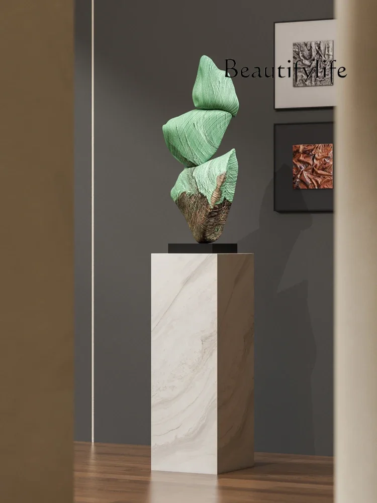 X Creative Art Sculpture Floor-to-ceiling Ornament Staircase Corner Living Room TV Cabinet Next To Decorative Craftsmanship