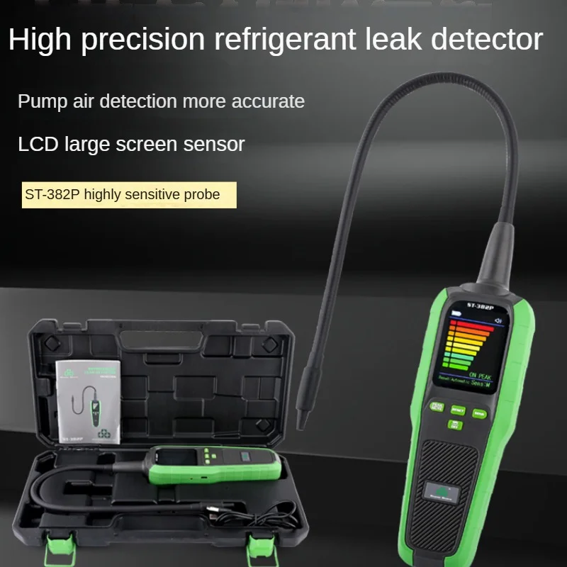 

Детектор утечек хладагента на полупроводочной основе ST-382P для систем кондиционирования воздуха, автомобильного фреона, электронных галогенных систем DSZH