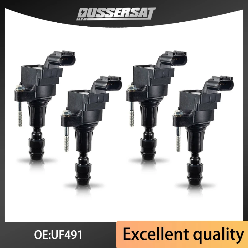 4Pcs UF491 Ignition Coil For Opel Insignia Astra Antara Saab 9-3 Chevrolet Impala Buick Regal 12578224 12638824 1208089 1263115