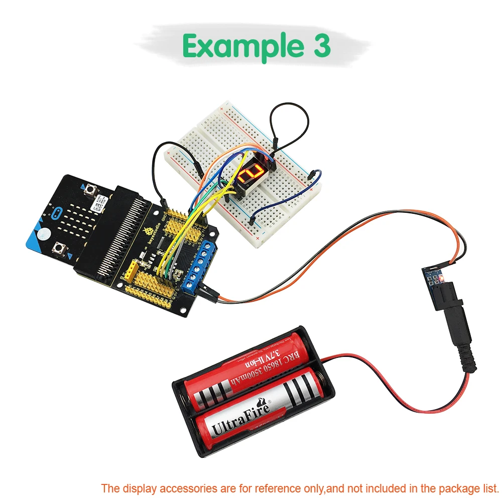 Imagem -05 - Keyestudio-motor Drive Breakout Board para Micro:bit 5x5 Led Matrix e Acelerômetro Suporta Interface de Programação Gráfica Pxt