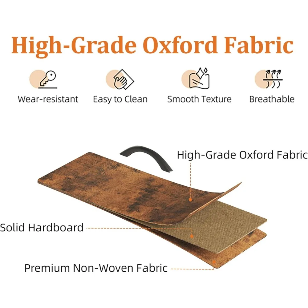 خزانة تخزين قماش ذات 10 أدراج مع جيوب جانبية وإطار معدني لتنظيم غرف النوم