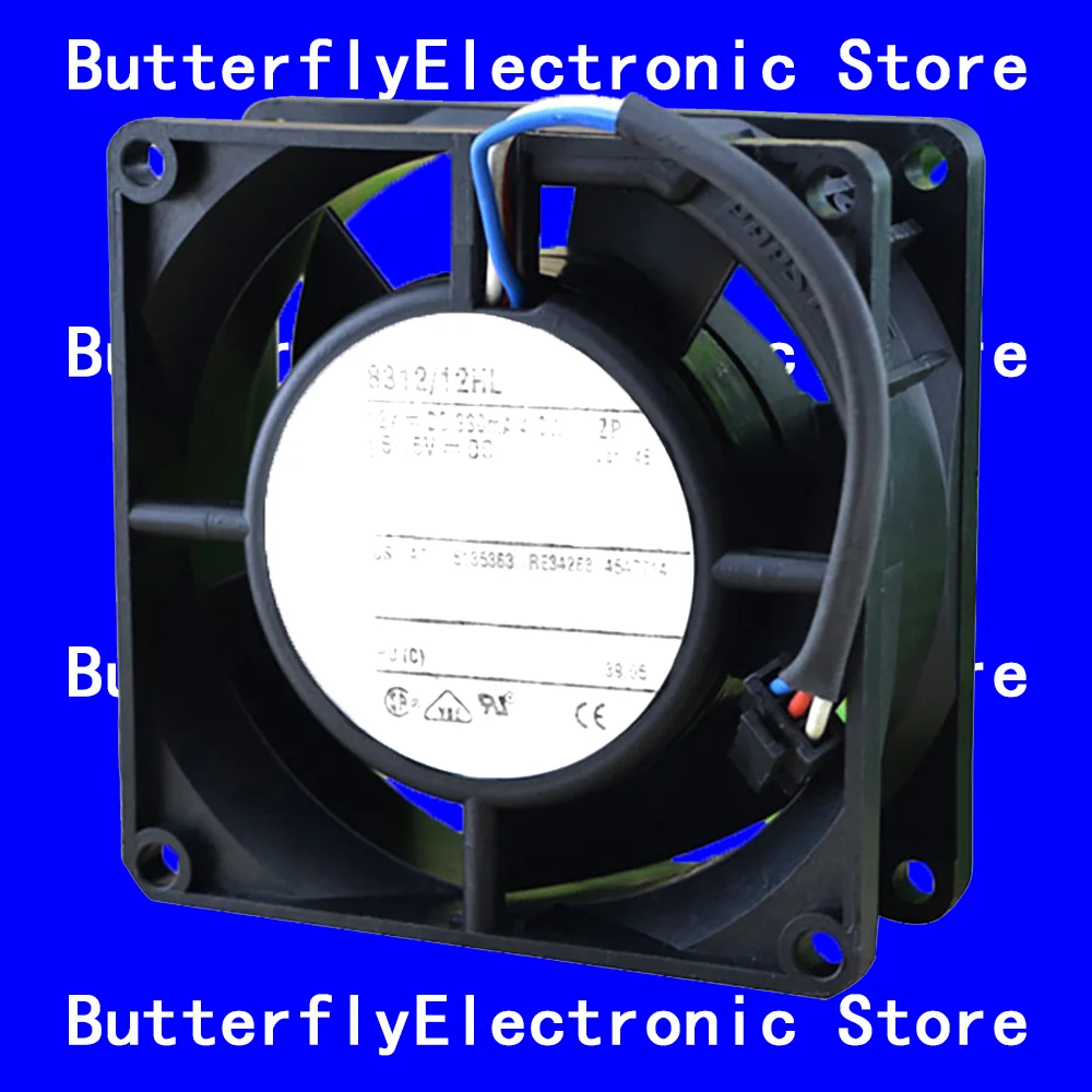 

НОВЫЙ ОРИГИНАЛЬНЫЙ ВЕНТИЛЯТОР 8312/12HL, 12 В постоянного тока, 4,0 Вт, 4,0 Вт, 8032 80 x 80 x 32 мм