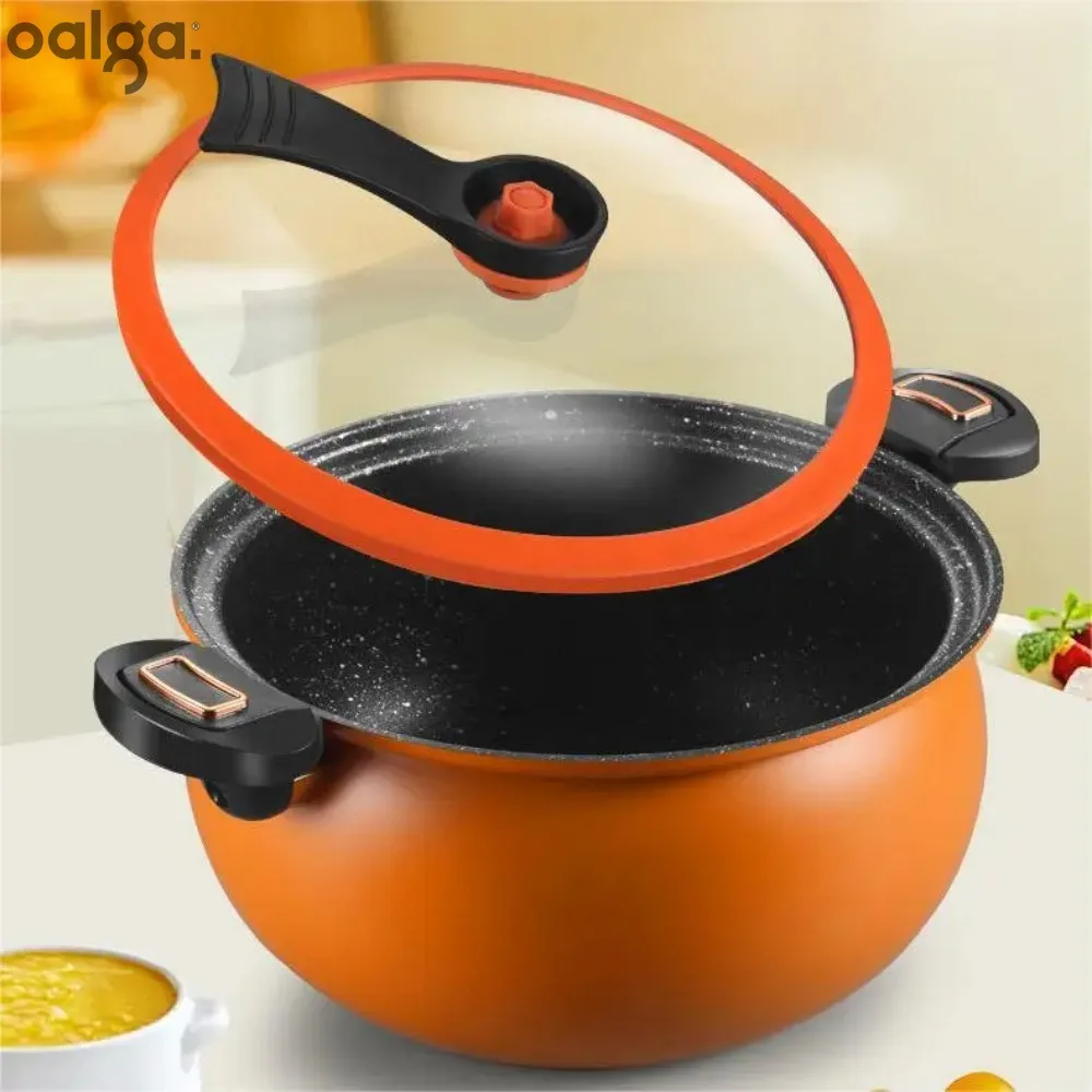 Multi-functional Large Capacity Non-stick Micro Pressure Cooker Large Capacity Soup Pot Household Pumpkin Induction Cooker Pot