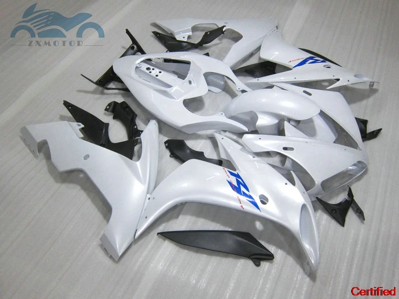 Free Custom Injection fairing kits fit for YAMAHA 2004-2006 YZFR1 04 05 06 YZF R1 black white plastic fairings kit 16