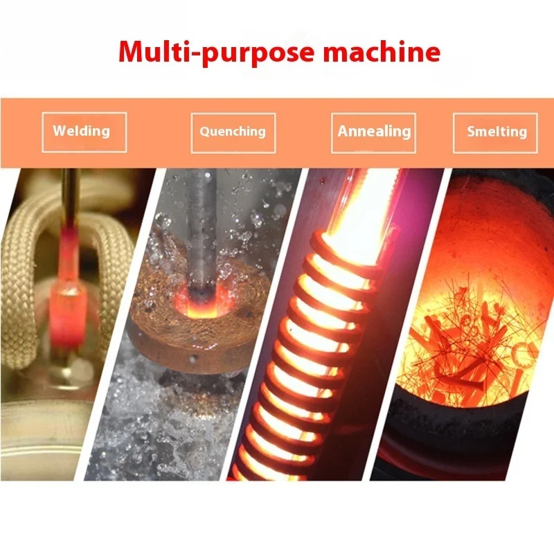 40/60KW Automatic Induction Machine Saw Blade Drill Bit Axe Metal Hardening High-Frequency Quenching Small Equipment