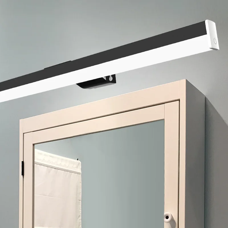 4000mAh Indoor Modern Wall Sconces Mirror Wall Light Indoor Lights 55cm USB Rechargeable LED Bathroom Light Mirror Wall Lamp