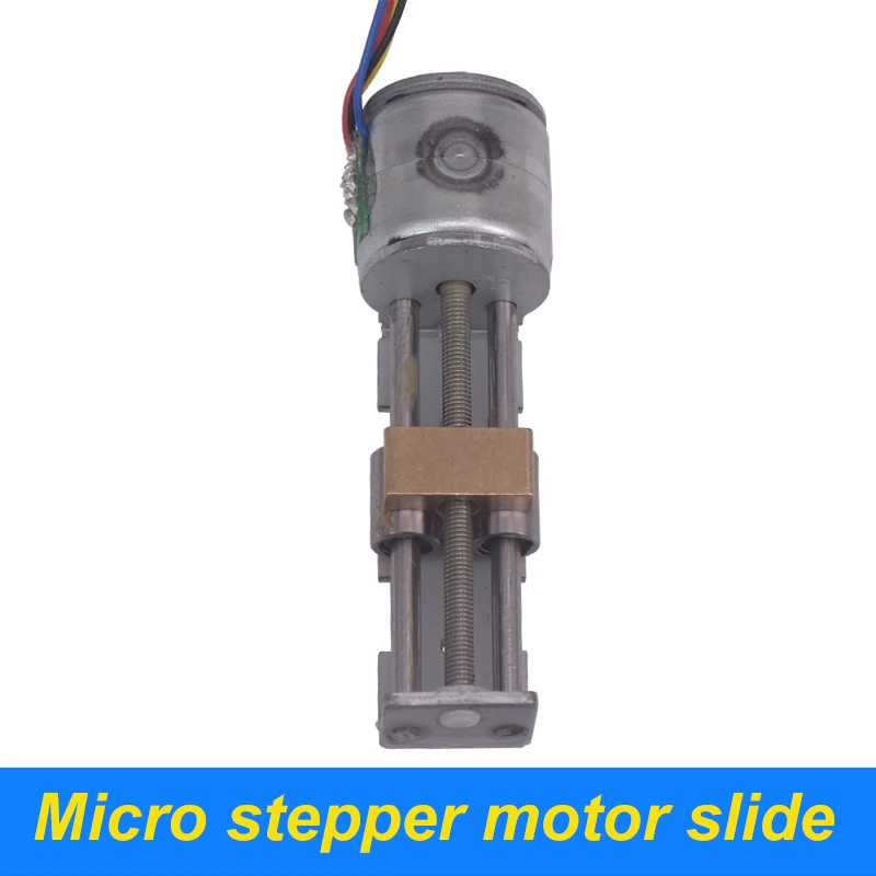 Stepper Motor SM20-35L-T Miniature Sliding Table Linear Motor Screw Rod Slider Nut Small Sliding Table Diy Engraving Machine