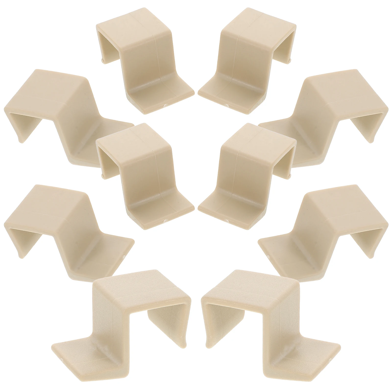 

10pcs Crib Support Frame Feet Replacements Rail Supply Durable Plastic Rail Fasteners Easy Installation Compatible Frame