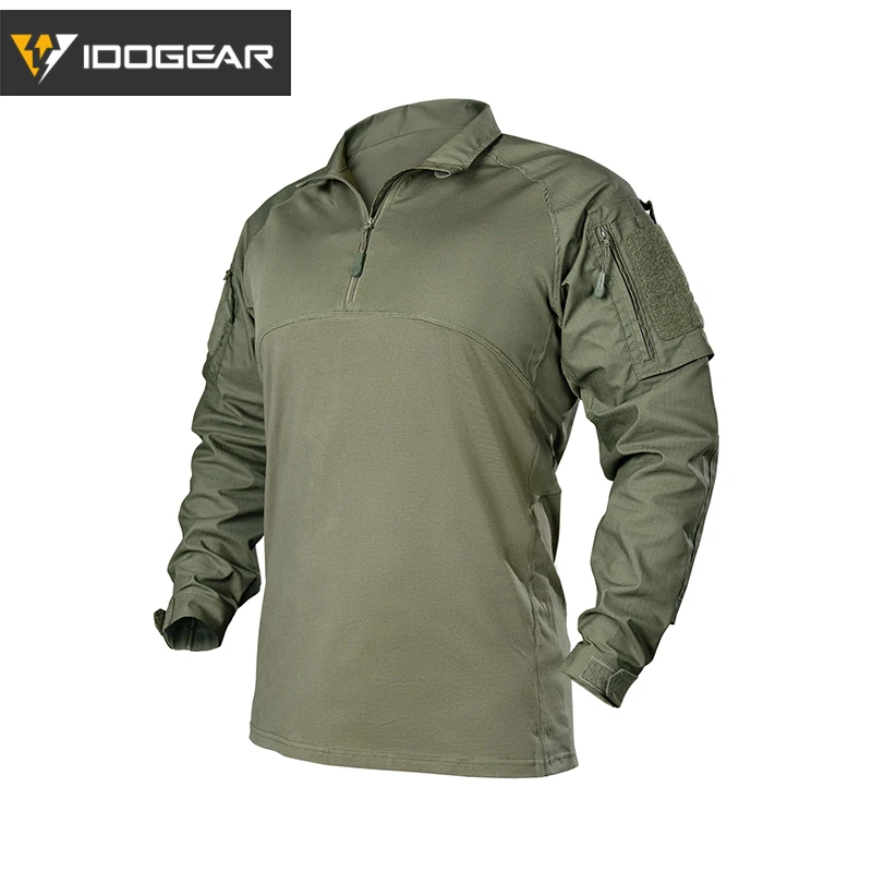 IDOGEAR-camisa táctica BSR, ropa de combate BDU con coderas, ligera elasticidad, transpirable, 3115