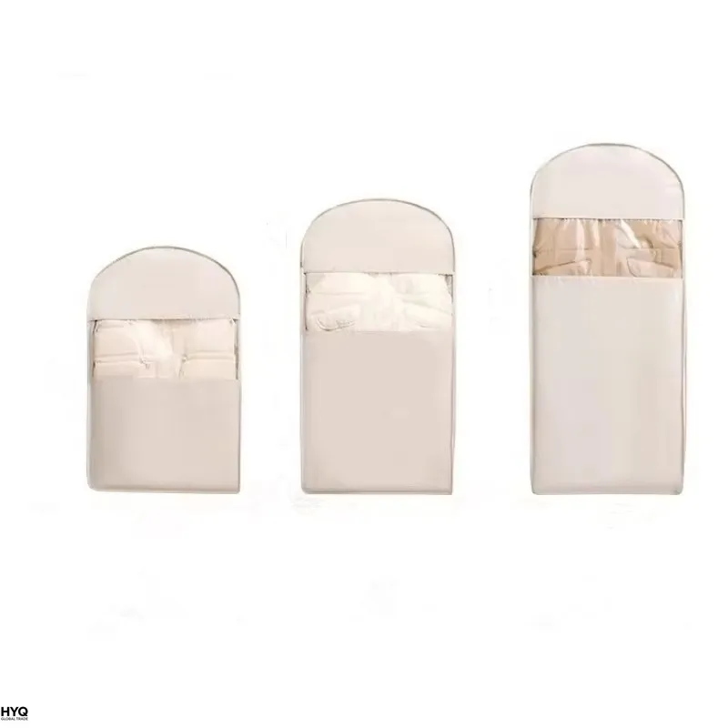 1pc Down Jacket Compressed Dust Cover Clothes Compression Hanging Bag Household Visible Clothes Storage Bag Wardrobe Organizer - view 6