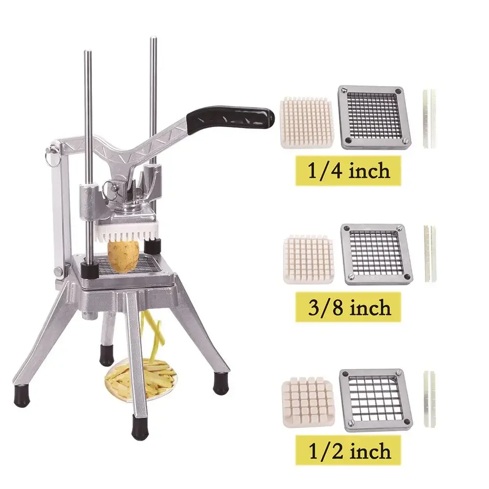 Овощерезка из нержавеющей стали, коммерческая овощерезка, коммерческая многофункциональная резак для еды
