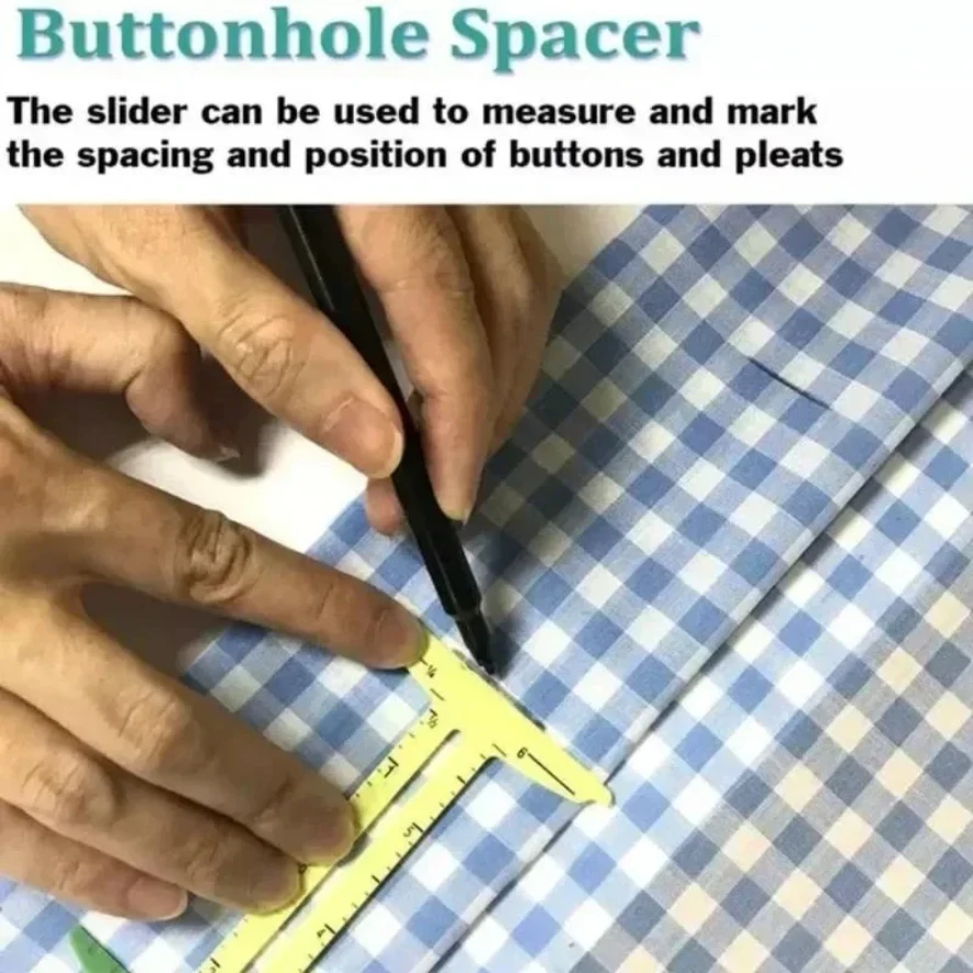 Sewing Seam Ruler Patchwork Quilting Tailor Ruler Sizer Helper Measuring Gauge Drawing Tools Measuring Tool Sewing Accessories