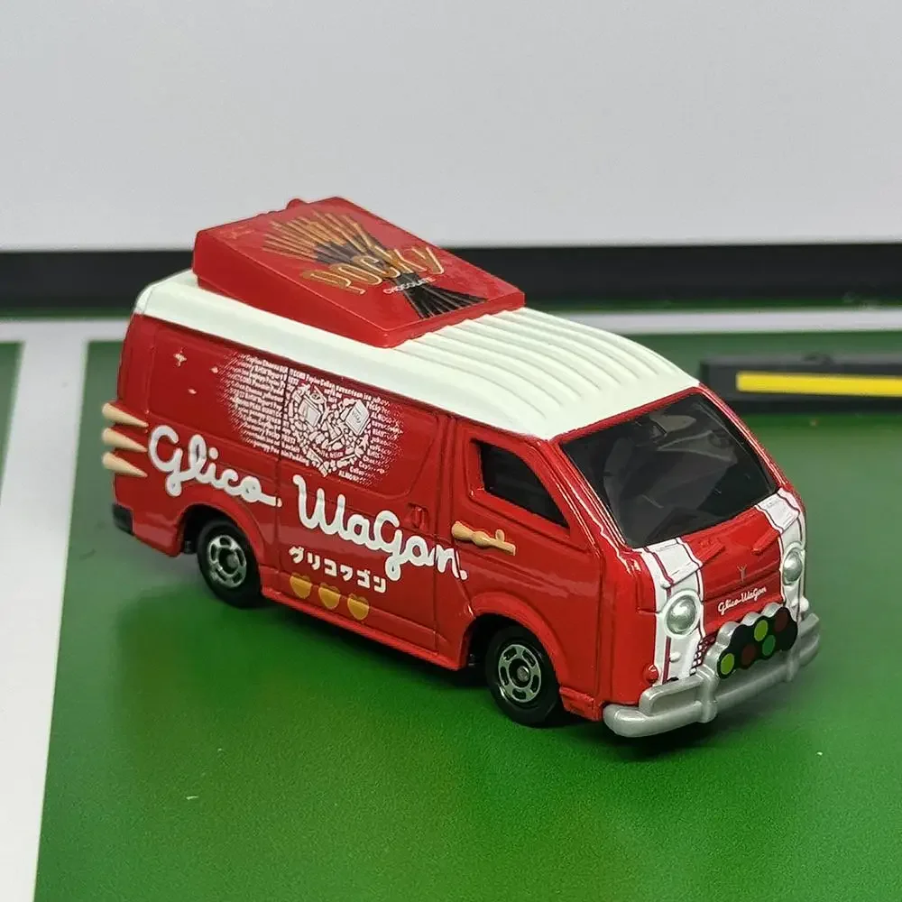 Takara Tomy Tomica No.58 Glico Wagon 1/64, vehículo de Motor de aleación, coches modelo de Metal fundido a presión, juguetes de regalo de Navidad para niños