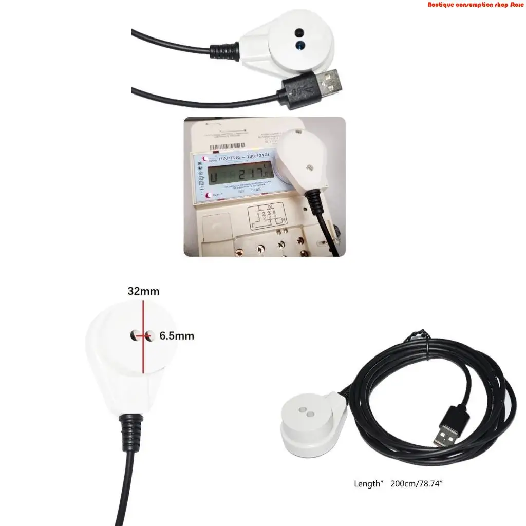 L9NA Usb To Optical Near IR Adapter CP2102 Chip IEC1107
