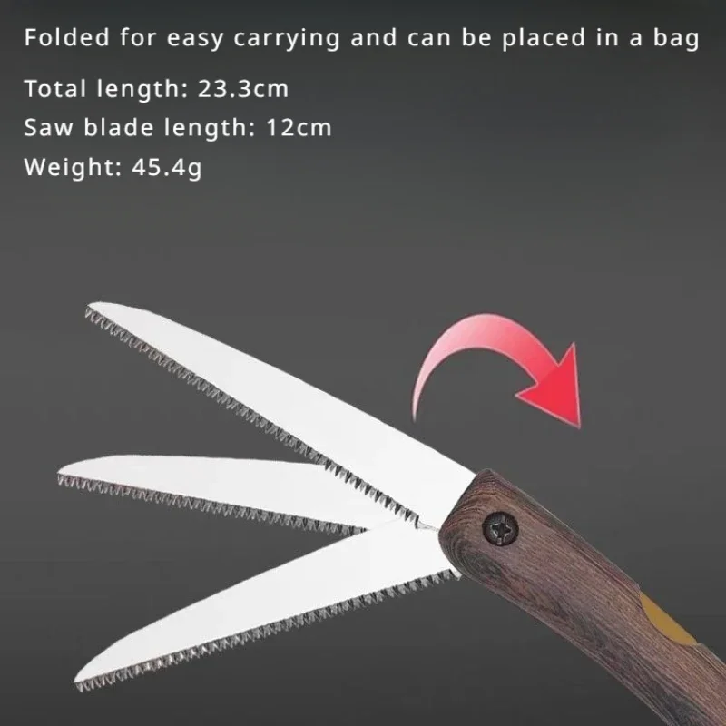 Mini Folding Saw Woodworking Folding hacksaw Multifunction Cutting Wood Sharp Camping Garden Prunch Saw Tree Chopper Knife Hand