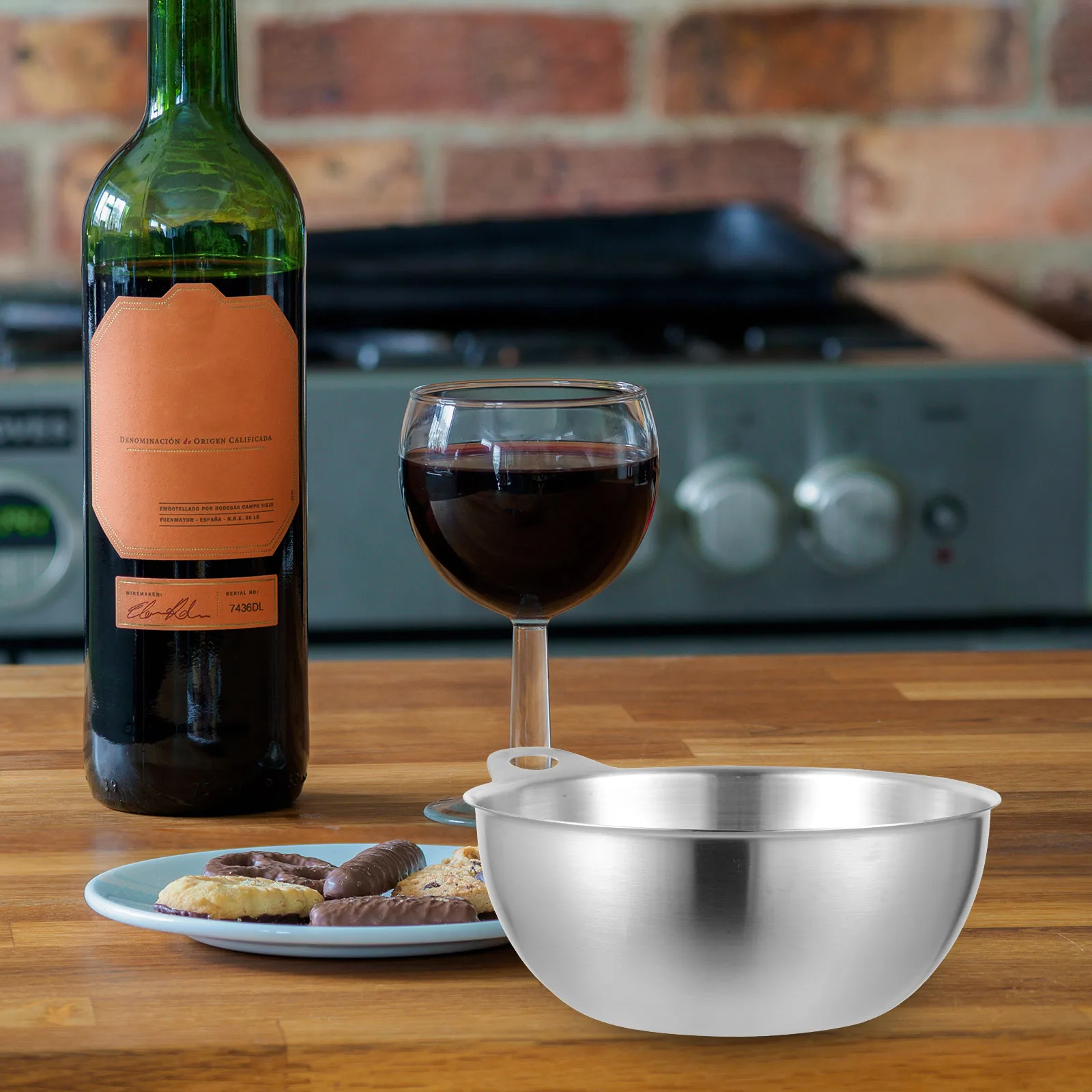 

Salad Serving Bowls Stainless Steel Kitchen Hand-Pulled Noodle Versatile Mixing