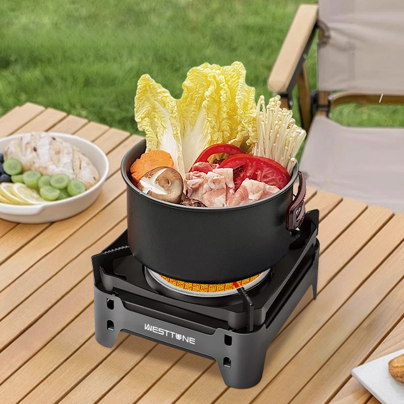 WESTTUNE Outdoor Infrared Combustion Stove Portable Cooking Burner 3600W Gas Stove with Electronic Ignition for Camping Picnic view 6