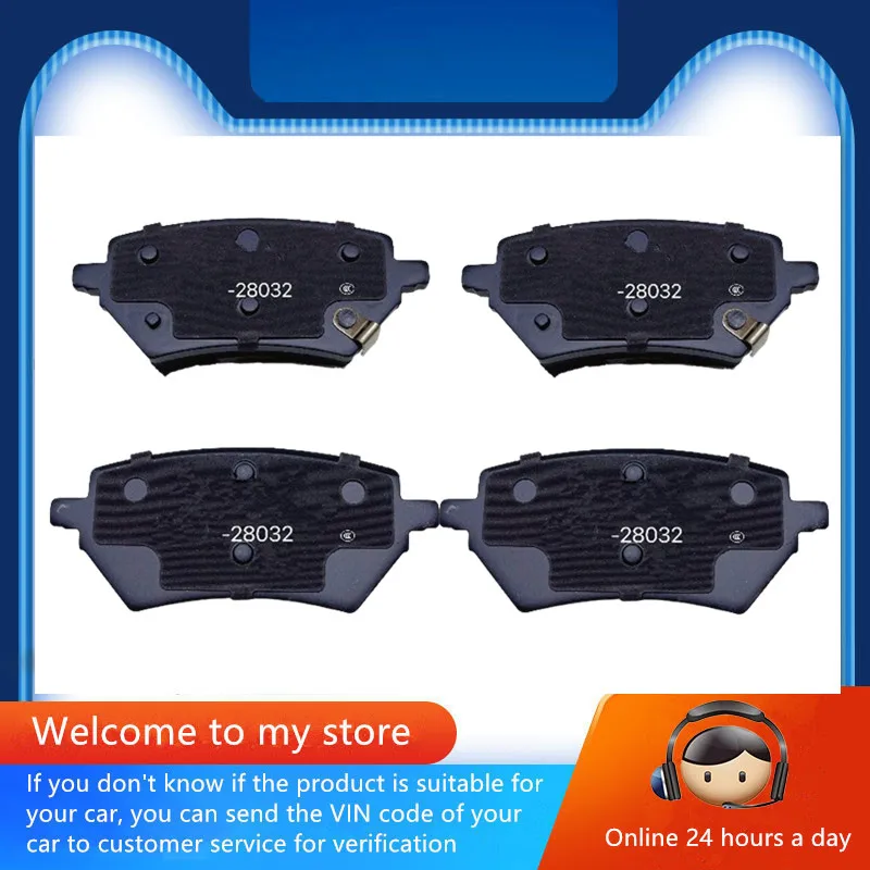 Rear Brake Pad-28032 For Wuling Journey(2021, 2022, 2023, 2024) 1.5t/Auto Parts