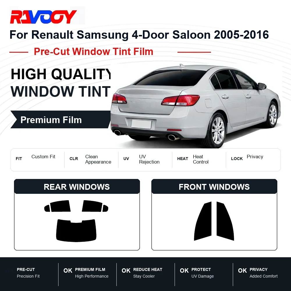 premium-pre-cut-window-tint-for-renault-samsung-4-door-saloon-2005-2016-front-rear-windows-uv-heat-rejection-privacy-film