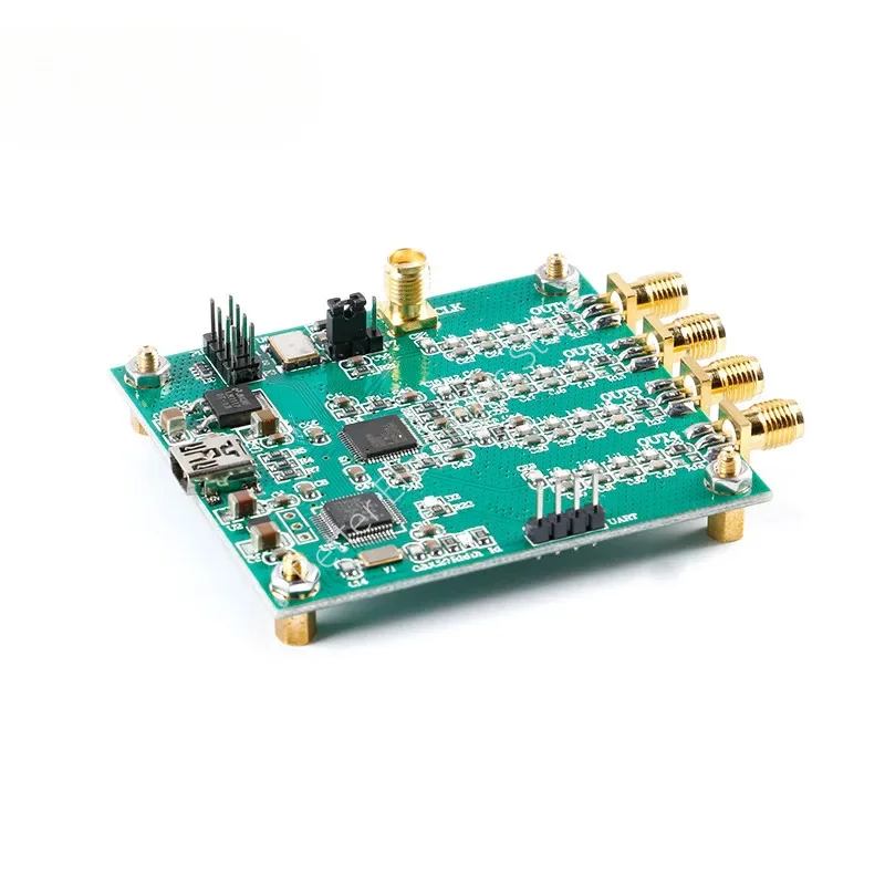 AD9959 RF Signal Generator 4 Channels DDS Module AT Instruction Serial Output Sweep Frequency AM Signal-Generator Board Cable